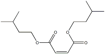 (Z)-2-Butenedioic acid di(3-methylbutyl) ester Structure
