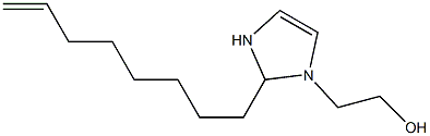 2-(7-Octenyl)-4-imidazoline-1-ethanol Structure
