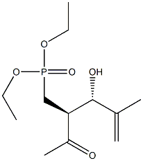 [(2S,3S)-2-Acetyl-3-hydroxy-4-methyl-4-pentenyl]phosphonic acid diethyl ester