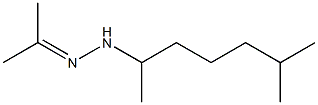 Acetone 1,5-dimethylhexyl hydrazone Structure