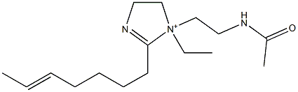  1-[2-(Acetylamino)ethyl]-1-ethyl-2-(5-heptenyl)-2-imidazoline-1-ium