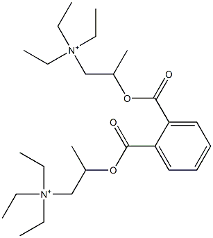 2,2'-(Phthaloylbisoxy)bis(N,N,N-triethyl-1-propanaminium) Structure