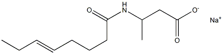 3-(5-Octenoylamino)butyric acid sodium salt