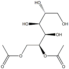 L-Glucitol 5,6-diacetate Struktur
