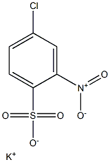 4-クロロ-2-ニトロベンゼンスルホン酸カリウム 化学構造式
