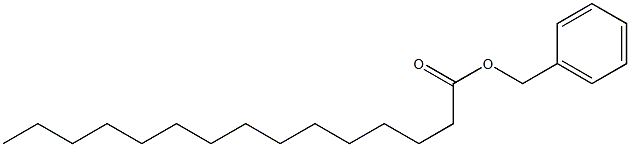 ペンタデカン酸ベンジル 化学構造式