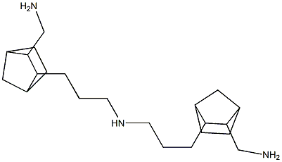 3,3'-(Iminobistrimethylene)bis(2-norbornanemethanamine) Struktur