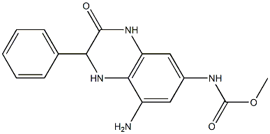 N-[(8-Amino-1,2,3,4-tetrahydro-3-oxo-2-phenylquinoxalin)-6-yl]carbamic acid methyl ester|