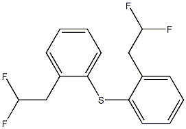 2,2-Difluoroethylphenyl sulfide 结构式