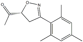 (5R)-3-Mesityl-5-acetyl-2-isoxazoline Struktur