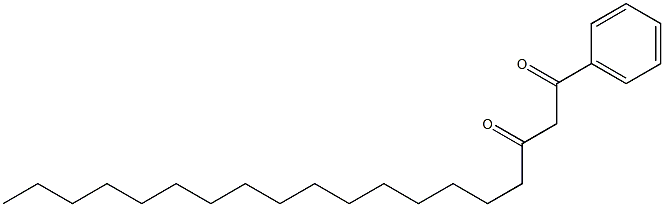 Heptadecanoylbenzoylmethane 结构式