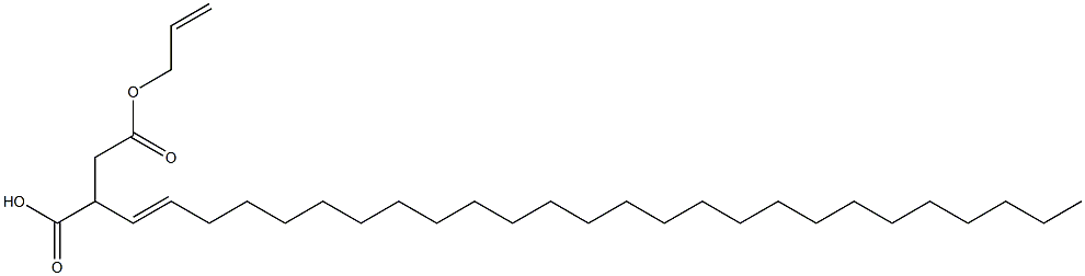 2-(1-Hexacosenyl)succinic acid 1-hydrogen 4-allyl ester 结构式