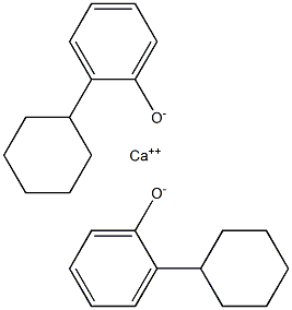 Calcium bis(2-cyclohexylphenolate) Struktur