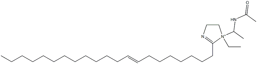 1-[1-(Acetylamino)ethyl]-1-ethyl-2-(8-henicosenyl)-2-imidazoline-1-ium 结构式