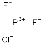 りん(III)クロリドジフルオリド 化学構造式