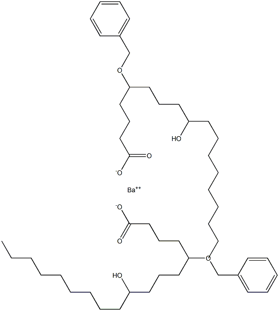Bis(5-benzyloxy-9-hydroxystearic acid)barium salt