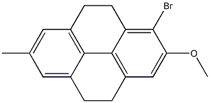 7-Methyl-1-bromo-2-methoxy-4,5,9,10-tetrahydropyrene Structure