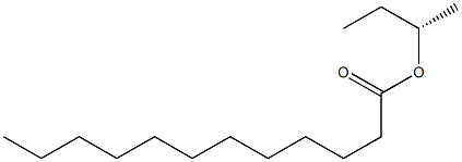 (+)-ラウリン酸(S)-sec-ブチル 化学構造式