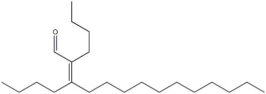 (E)-2,3-Dibutyl-2-tetradecenal Structure