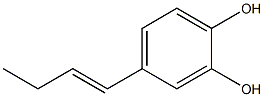 4-[(E)-1-Butenyl]pyrocatechol Struktur