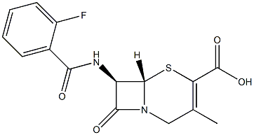 (7R)-7-[(2-Fluorobenzoyl)amino]-3-methylcepham-3-ene-4-carboxylic acid