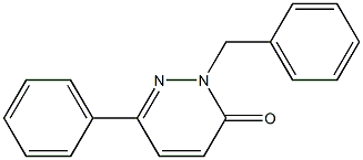 2-Benzyl-6-phenylpyridazin-3(2H)-one Struktur
