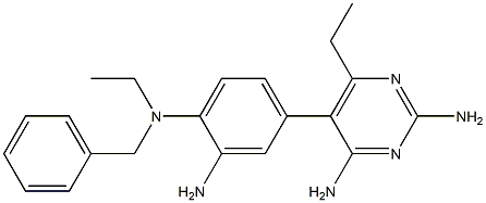 2,4-Diamino-6-ethyl-5-(3-amino-4-[ethyl(benzyl)amino]phenyl)pyrimidine