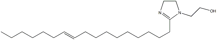 2-(10-Heptadecenyl)-2-imidazoline-1-ethanol Structure