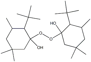 tert-ブチル(3,5,5-トリメチル-1-ヒドロキシシクロヘキシル)ペルオキシド 化学構造式