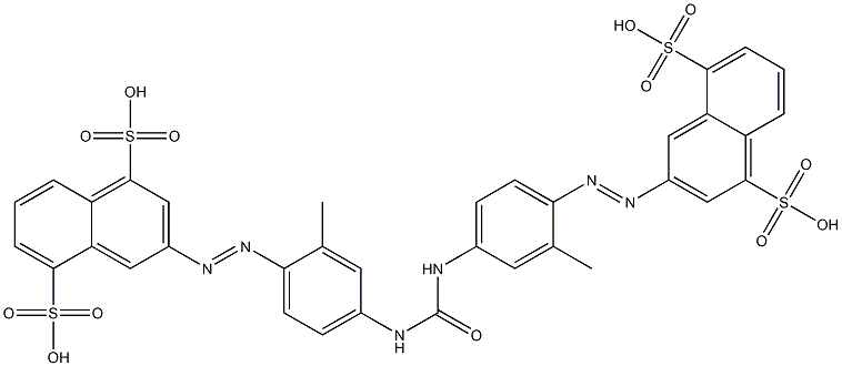 3,3'-[Carbonylbis[imino(2-methyl-1,4-phenylene)azo]]bis(1,5-naphthalenedisulfonic acid)