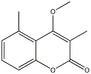 4-Methoxy-3,5-dimethyl-2H-1-benzopyran-2-one