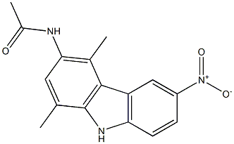 3-Acetylamino-6-nitro-1,4-dimethyl-9H-carbazole