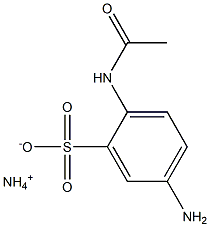 2-Acetylamino-5-aminobenzenesulfonic acid ammonium salt