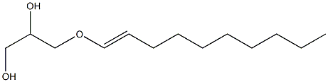 3-(1-Decenyloxy)-1,2-propanediol Struktur
