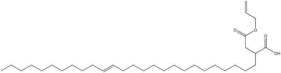 2-(15-ヘキサコセニル)こはく酸1-水素4-アリル 化学構造式