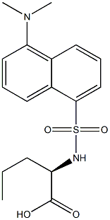 Dansyl-D-norvaline Struktur
