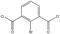2-ブロモ-1,3-ベンゼンジカルボン酸ジクロリド 化学構造式
