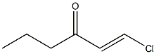 (E)-1-Chloro-1-hexen-3-one