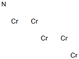 Pentachromium nitrogen Struktur