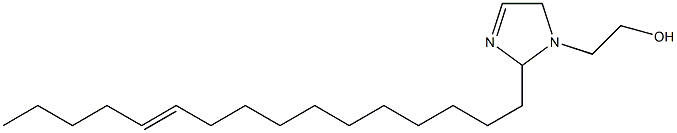2-(11-Hexadecenyl)-3-imidazoline-1-ethanol Struktur