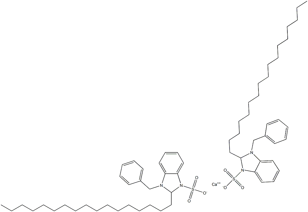Bis(1-benzyl-2,3-dihydro-2-heptadecyl-1H-benzimidazole-3-sulfonic acid)calcium salt