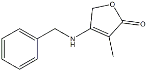 4-(ベンジルアミノ)-3-メチル-2(5H)-フラノン 化学構造式