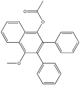 1-Acetoxy-2-phenyl-3-phenyl-4-methoxynaphthalene