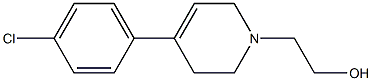 2-[4-(p-Chlorophenyl)-1,2,3,6-tetrahydropyridin-1-yl]ethanol Struktur
