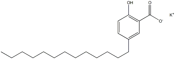  3-Tridecyl-6-hydroxybenzoic acid potassium salt