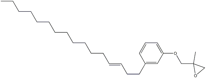 3-(3-Hexadecenyl)phenyl 2-methylglycidyl ether,,结构式