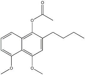 1-Acetoxy-2-butyl-4-methoxy-5-methoxynaphthalene