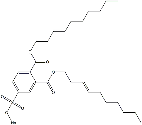 4-(Sodiosulfo)phthalic acid di(3-decenyl) ester