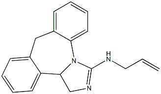 9,13b-Dihydro-3-(2-propenylamino)-1H-dibenz[c,f]imidazo[1,5-a]azepine Structure