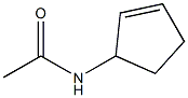 N-アセチル-2-シクロペンテン-1-アミン 化学構造式